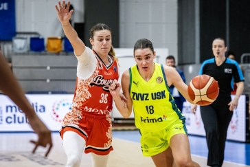 Těžká domácí porážka. Pražanky prohrály s Bourges o pětatřicet bodů