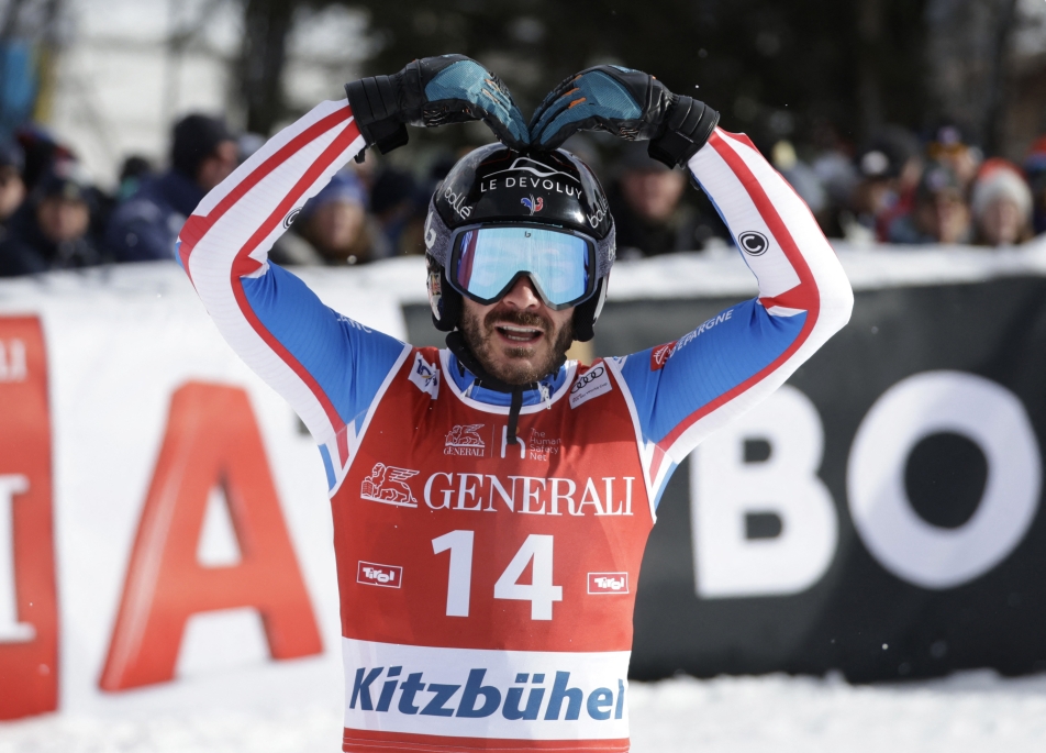 Sarrazin Wins Kitzbuhel Classic Track, Marco Odermatt Takes Third Place