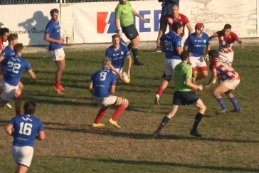 Čeští ragbisté rozhodli o výhře v Chorvatsku drtivým nástupem ve druhém poločasu