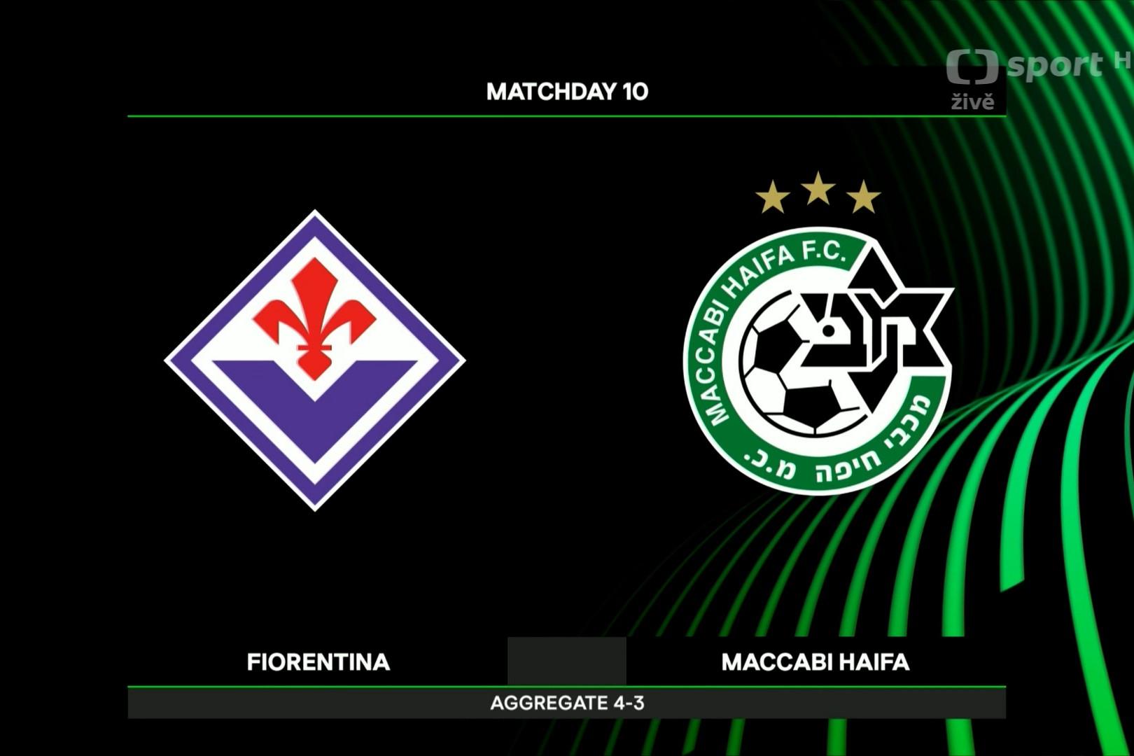 Sestřih utkání Fiorentina - Maccabi Haifa - ČT sport - Česká televize