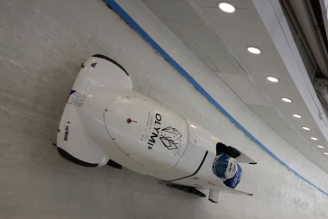 Bobisté míří za přípravou do olympijského dějiště