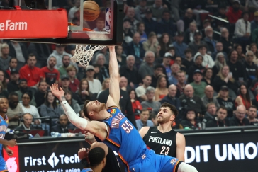 Ani dvacetibodové vedení nestačilo. Rozjetou Oklahomu přibrzdil Portland