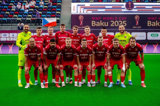 Češi na MS v malém fotbale smazali ztrátu a po remíze s Gruzií vyhráli skupinu