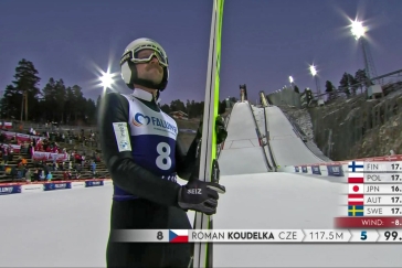 SP ve skocích na lyžích na velkém můstku ve Falunu vyhrál Anže Lanišek