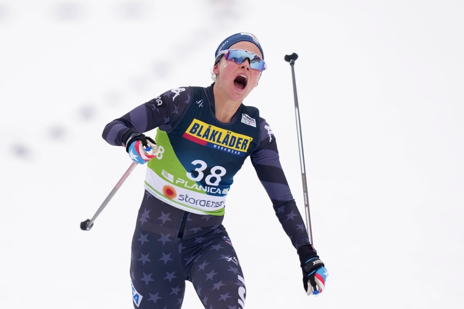 No Swedes, but Diggins.  The American won the free top ten, Janatová 18th – ČT sport – Czech Television