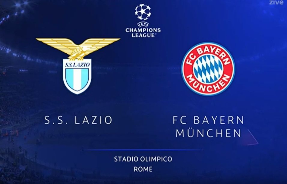 Sestřih utkání Lazio Řím – Bayern Mnichov