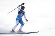 Premiéru týmové kombinace vyhrály Američanky Johnsonová se Shiffrinovou