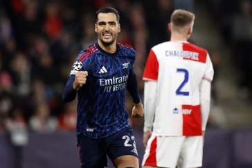 Slavia podruhé v Lize mistrů prohrála 0:3, Arsenalu zajistil pohodlnou výhru Merino