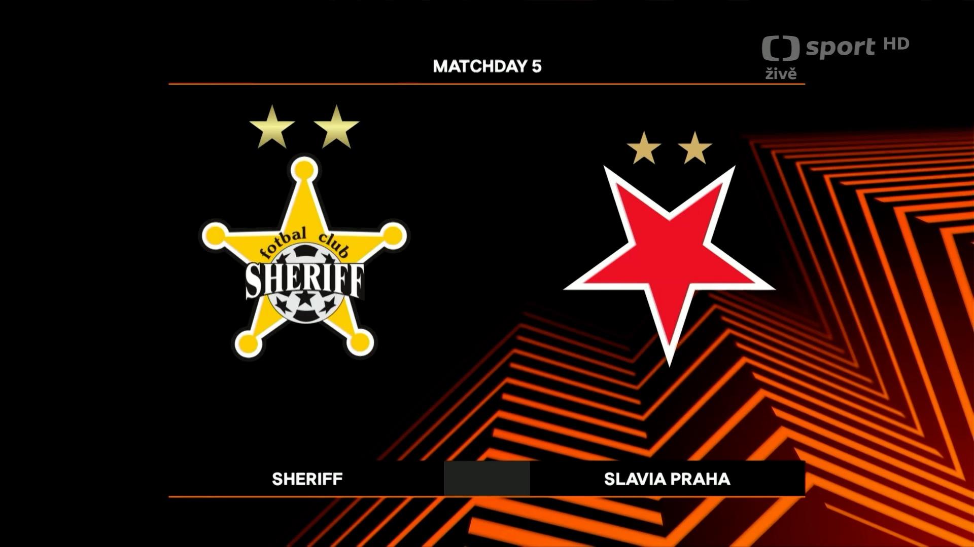 ŽIVĚ: Šeriff Tiraspol – SK Slavia Praha