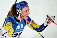 Hanna Öbergová triumfovala na úvod SP, sedmou Davidovou dělila od stupňů minuta