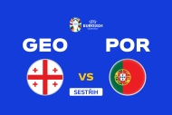 Sestřih utkání Gruzie – Portugalsko