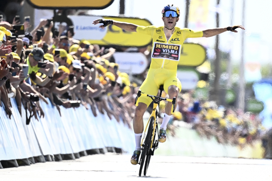 No more second place.  Tour leader van Aert celebrated after starting, Nielsen has a record – ČT sport – Czech Television